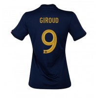 Koszulka piłkarska Francja Olivier Giroud #9 Strój Domowy dla kobiety MŚ 2022 tanio Krótki Rękaw